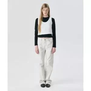 WNDERKAMMER Straight Leg Denim Pants_White(스트레이트 레그 데님 팬츠_화이트) 2321154