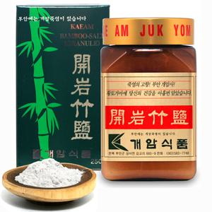 9회죽염 분말 250g/개암죽염 전통죽염 죽염소금 양치 가글 가루 치약 생활 죽염 양치용 구회 물 죽염수