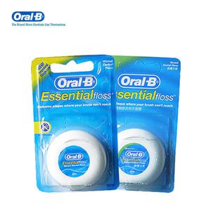오랄비치실 50M 6개 Oral-B (민트/왁스) 구강위생관리 치아건강용품 수입정품