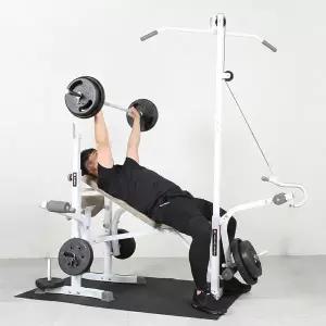 [반석스포츠] 디럭스벤치 PVC바벨20kg 세트/역기봉포함/벤치프레스