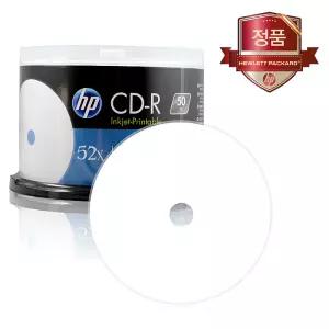 HP 와이드 프린터블 CD-R 50장/공CD/공시디/공DVD