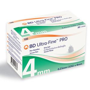 BD 울트라파인 인슐린 펜니들 PRO 4mm/(100개)/주사바늘/주사침/비디
