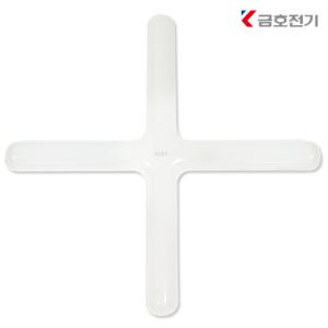 금호전기 번개표 엘바 LED 십자등 60W 트윈 방 거실조명 주방등