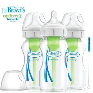 [닥터브라운] 와이드넥 옵션스플러스 PP젖병 270ml 3P