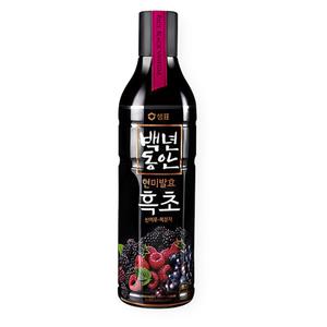 백년동안 흑초 산머루 복분자 900ml 낱개