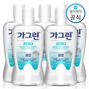 [가그린] 제로 가글 820ml 5개 구강청결제