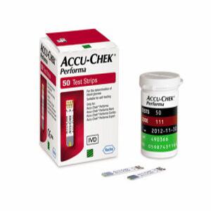 Roche 로슈 아큐첵 Accu-Chek 퍼포마 Performa 혈당시험지 혈당측정검사지 100매 -  27년 07월