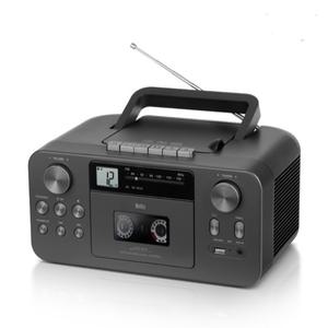 BZ-LX50BT 휴대용 탁상용 블루투스 카세트 CD플레이어 FM라디오 USB음악재생 AUX 카세트테잎 녹음 어학용