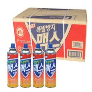 맥스부탄가스 폭발방지 맥선 28개입(박스) 캠핑부탄