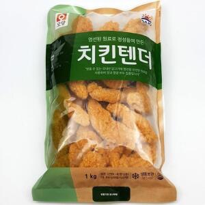[ 사조 오양 치킨 텐더 1kg ] 스틱 닭가슴살 닭 가슴살 핑거 안심 볼 냉동 순살 너겟 헬스 다이어트 조리