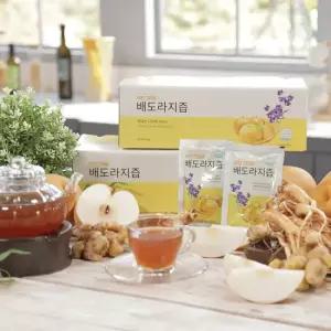 자연식품 자연그대로 국내산 배도라지즙 4박스 총120팩