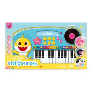[마이리틀타이거] 아기상어 피아노 (악보그림책(24p) + 계이름스티커 1장)