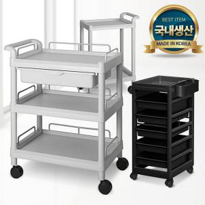 다용도 서랍 웨건 드레싱카 이동식테이블 카트 미용실