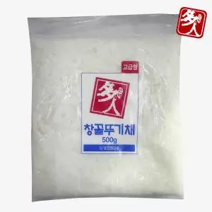 다인 횟감용 한치채 500g 고급형 물회 냉동 한치회채 물회한치용