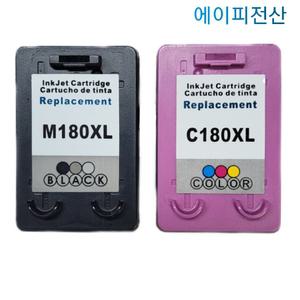 M180XL C180XL 검정 컬러세트  SLJ1660 SLJ1663 SLJ1665