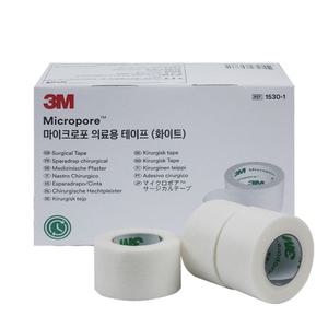 3M 종이반창고 백색 1530-1 1통 12롤 의료용 테이프 의료용테이프