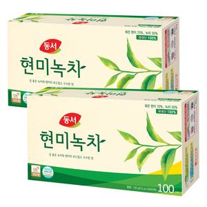동서 국산 현미녹차 100T x 2개