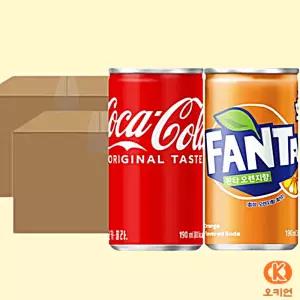 환타 오렌지 코카콜라 캔 190ml 합60캔 각 30캔씩