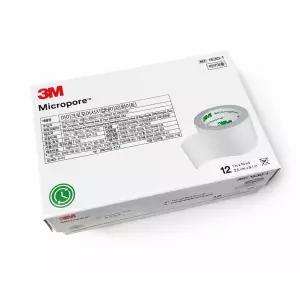 3M 마이크로포 테이프 1530-1 의료용테이프 12롤 드레싱 밴드 종이반창고