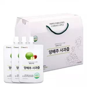 연두팜 [국민산타][연두팜] 돌려따는) 아빠의주스 양배추사과즙 100ml 40개입 한박스