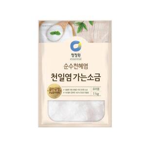 대상 청정원 천일염 가는소금 요리용 1kg