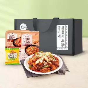 [하프클럽/유가네]닭갈비 600g 2팩 + 닭갈비볶음밥 4팩 + 치즈27g 2팩