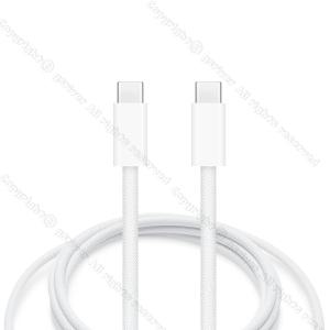새로운 애플 정품 240W 우븐 디자인 USB-C 충전 케이블(2m) - MYQT3FE/A