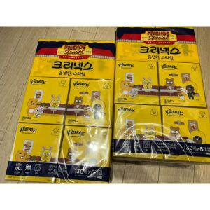 크리넥스 뽑아쓰는 카카오 홈냅킨 130매 x 6개입X 2EA