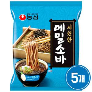 농심 메밀소바 x 5개