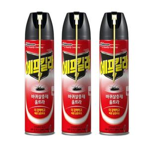 에프킬라 바퀴살충제 울트라 500ml 3개 바퀴약 해충퇴치