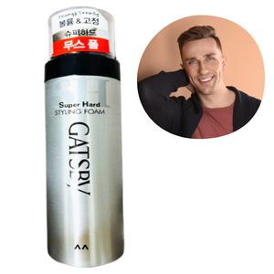 갸스비 gatsby 수퍼하드 스타일링폼 헤어무스 185ml