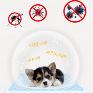 펄프 강아지 배변 패드 소형 중형 대형견 패드