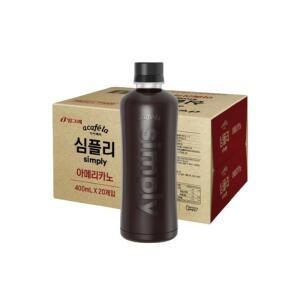 [매일유업] 아카페라 심플리 아메리카노 400ml 20개