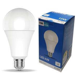 [XBG43L3N]장수램프 A19 LED 벌브 전구 15W E26 주광색