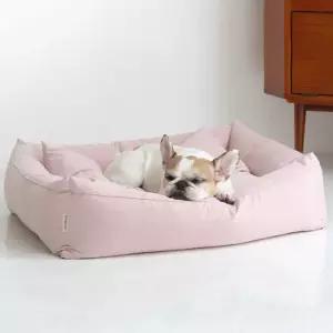 네네린도 피치스킨소재 강아지 방석 고양이 쿠션 M 커버분리