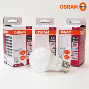 오스람 레드밴스 LED 벌브 bulb E26 8W 전구색(2700k) 백색(4000k) 주광색(6500k) 플리커프리