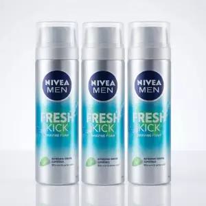 니베아 맨 프레시 킥 쉐이빙 폼 200ml X 3개 a3