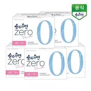 [보리보리/깨끗한나라]순수한면 제로 소형 생리대 18P x 5팩