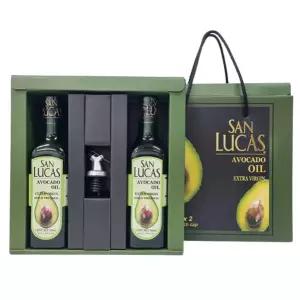 [산루카스] 엑스트라 버진 아보카도 오일 선물세트(500ml x 2병)