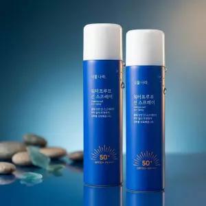 [식물나라] 산소수 워터프루프 선 스프레이 100ml x2개 백탁없는 썬스프레이