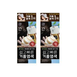 [미쟝센] 미쟝센 올뉴 쉽고빠른거품염색 3N 흑갈색 2개