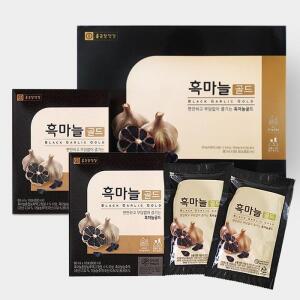 종근당건강 흑마늘진액 60포 발효 흑 마늘 즙 흑마늘액기스 결혼식답례품 50대 아빠생