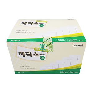 큐앤큐 메딕스밴드 4호L 50개입 / 붕대 반창고 드레싱 메딕스에이밴드