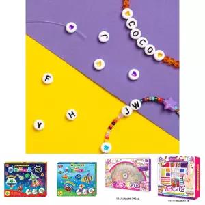 7mm 이니셜 알파벳비즈/팔찌/만들기/구슬/공예/재료/부자재/반지/악세사리