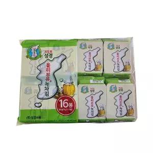 [보리보리/베스트식품]지도표 성경김 올리브 녹차 식탁김 16단 4g (16봉 x 8개) 128봉 한박스