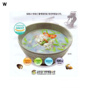 섬진강 자연재첩국 500g 10팩 기타수산물