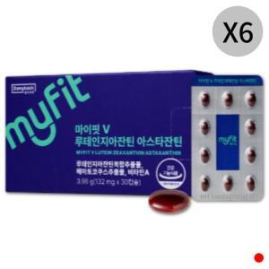 동국제약 루테인 지아잔틴 아스타잔틴 추천 30캡슐 X6