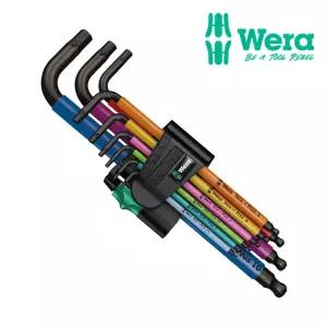 Wera 베라 컬러그립 볼 L렌치 세트 950SPKL/9 SB 육각