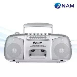 아남 카세트 플레이어 PA-711 녹음 라디오 USB MP3파일 지원