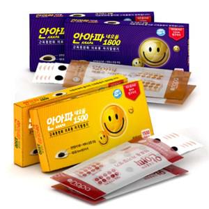 안아파 동전 자석파스 통증패치 손목 허리 어깨 무릎 리필 1500 1800